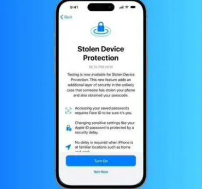 扎囊苹果授权维修店分享被盗设备保护功能开启方法 