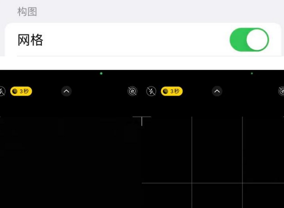 扎囊苹果手机维修网点分享iPhone如何开启九宫格构图功能