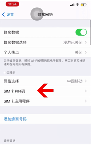 扎囊苹果14维修网分享如何给iPhone14的SIM卡设置密码 